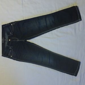 Silver Jeans Frances Capri Denim Blue Jean Capris' W27